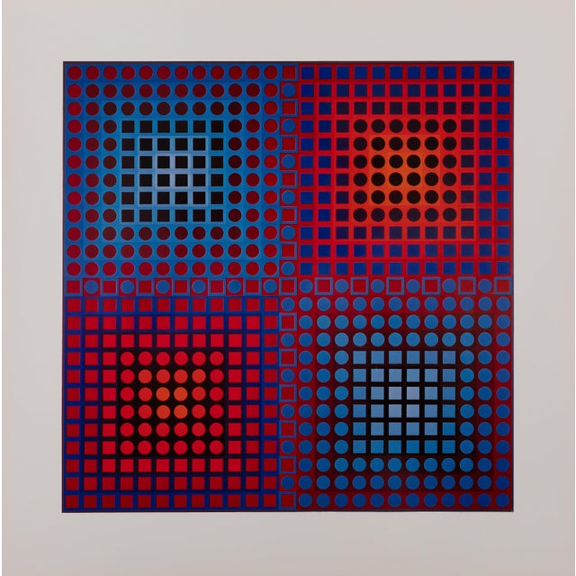 Victor Vasarely, EG 1 2, Etching For Sale - Image 6 of 6