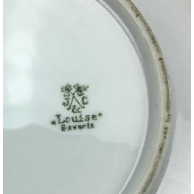 Dark Green Late 20th Century Louise Bavaria Decorative Plate For Sale - Image 8 of 9