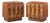 Tobago Brutalist Mid Century Walnut Nightstands - Pair For Sale