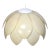 Mid 20th Century Mod Plastic Flower Form Hanging Chandelier For Sale