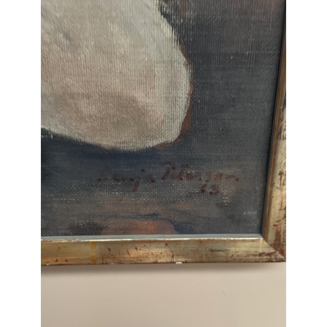 Sonja Peterson, Seated Woman, 1963, Oil on Panel For Sale - Image 8 of 14