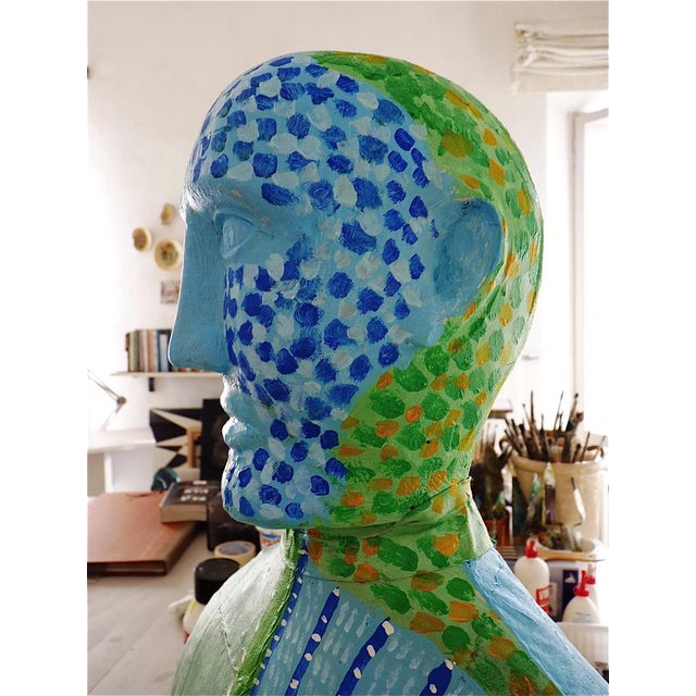 Gianni Celati, Modified Artist's Mannequin, 2008, Acrylic on Fabric and Wood For Sale - Image 4 of 8