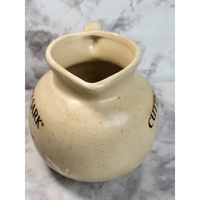 1970s 1970s Cutty Sark Scottish Transferware Squat Pitcher For Sale - Image 5 of 11
