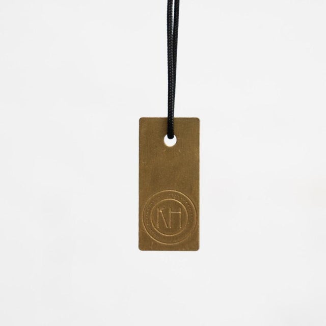 Matte Black and Raw Brass 1417-8 Knekt Lamp from Konsthantverk For Sale - Image 12 of 17