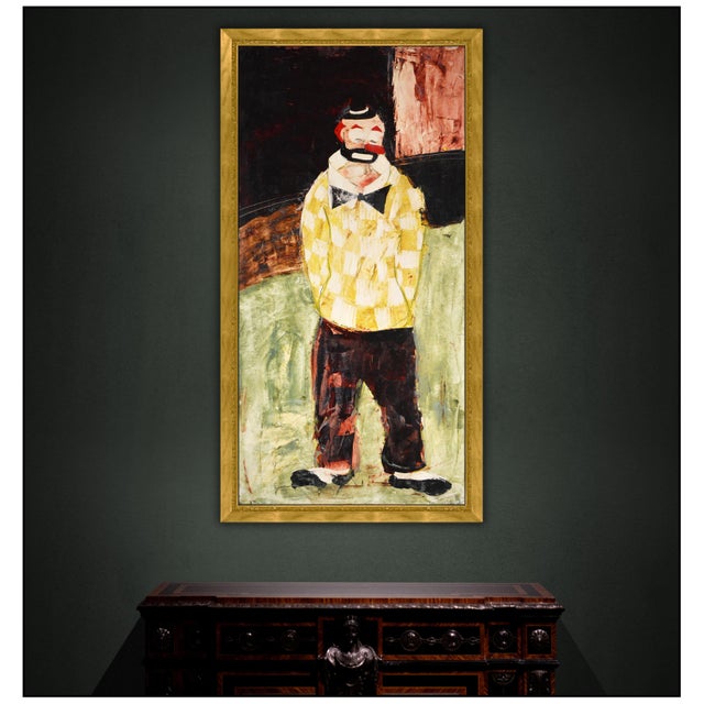 The artwork here, "Fragile Joy Original", is a wonderful depiction of a sad clown that is saturated with acute detail and...