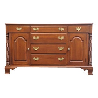 Willett Furniture Traditional Style Solid Wildwood Cherry 62" Buffet 6550 For Sale