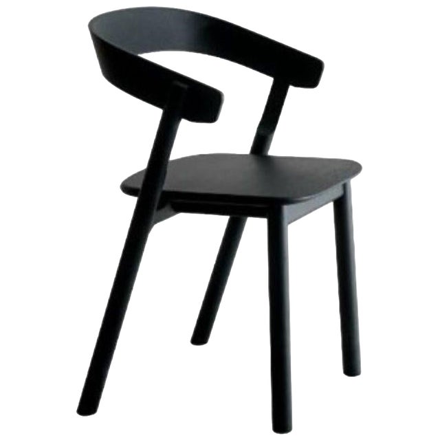 Nude Dining Chair in Black by Made by Choice For Sale