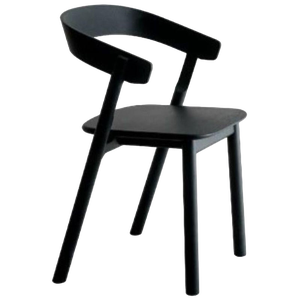Nude Dining Chair in Black by Made by Choice