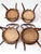 Vintage Mid-Century ZPM Radomsko Bentwood Dining Chairs Set of 4 With Red Seats For Sale - Image 10 of 18