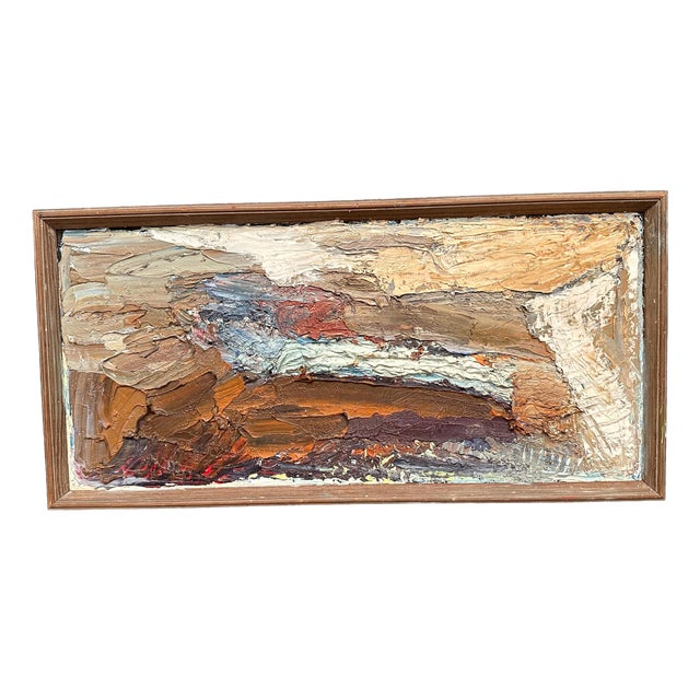 Swedish Artist, Abstract Composition, 1950s, Oil on Canvas, Framed For Sale