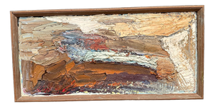 Swedish Artist, Abstract Composition, 1950s, Oil on Canvas, Framed