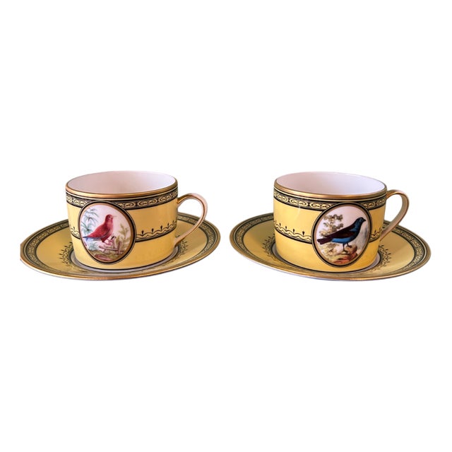 Tea Cups by Ancienne Royale Manufacture, Set of 2 For Sale