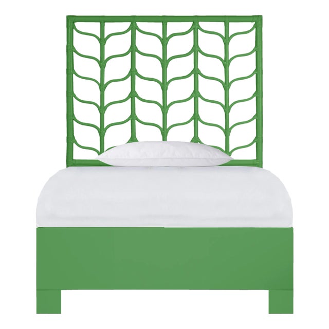 Ivy Standard Bed Twin, Bright Green For Sale
