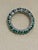 The School of Paris 20 Pointer Each 4 Carat Emerald Anniversary Eternity Band / Ring Platinum For Sale - Image 3 of 18