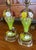 Vintage St. Clair House of Glass Paperweight Lamps Orig. Morlee Shades - a Pair For Sale - Image 4 of 6