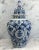 Delft Blue and White Vase With Top For Sale - Image 12 of 12