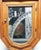 The American School Antique School Clock With Day Hand For Sale - Image 3 of 4