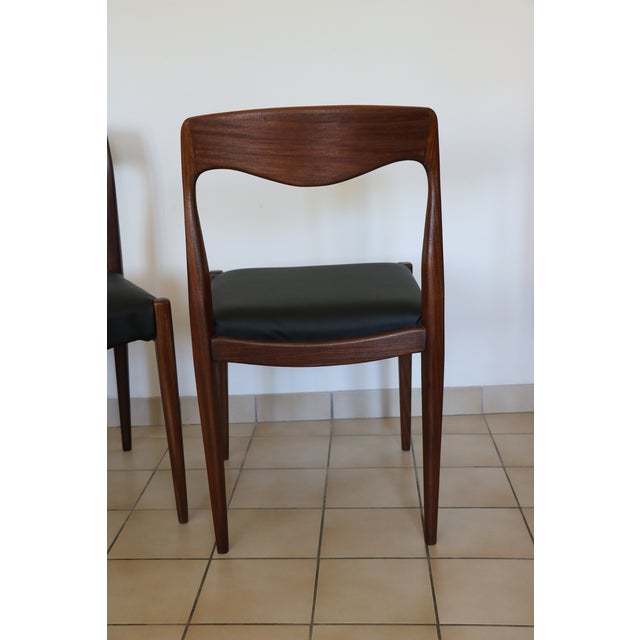 Black Scandinavian Chairs in the style of Niels Otto Møller, 1960s, Set of 5 For Sale - Image 8 of 10