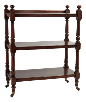 Antique British Colonial Three Tiered Stand or Etagere
