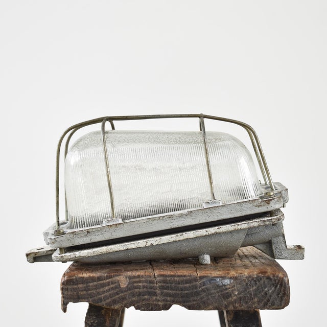 Industrial wardle prismalux bulkhead wall light an unusual angled industrial bulkhead wall light. The light has a cast...