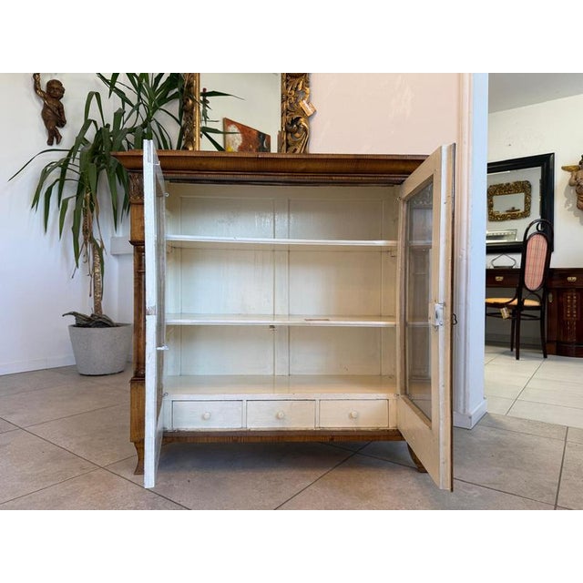 Empire Display Cabinet Top in Ash Wood, 1810 For Sale - Image 13 of 16