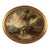 Oval Landscape with Figures, Oil on Canvas, 19th Century-20th Century, Framed For Sale - Image 11 of 11