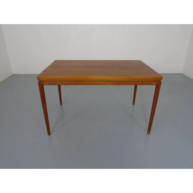 Extendable Teak Dining Table by Johannes Andersen for Christian Linneberg, Denmark, 1960s For Sale - Image 6 of 18