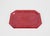 Mid-Century Italian Red Acrylic Serving Tray, 1980s For Sale - Image 4 of 14