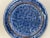 Vintage Italian Studio Pottery Plate, Fabrizio Simone Blue Glaze (19.75 Cm) For Sale - Image 6 of 9