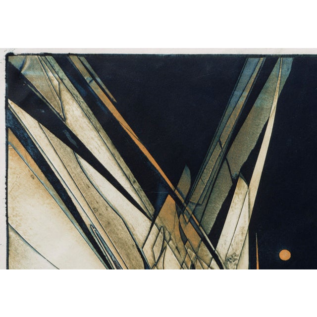 "State 2" Abstract Geometric Lithograph by Patricia A. Pearce For Sale In Monterey, CA - Image 6 of 7
