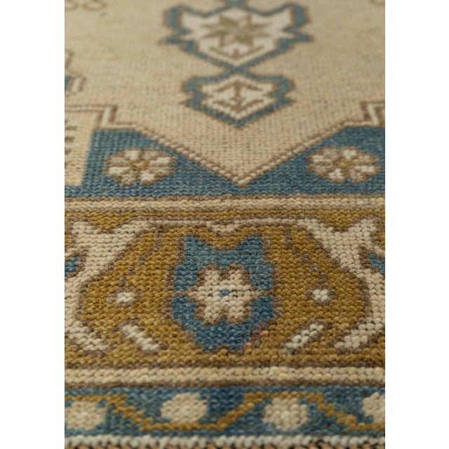 Turkish Mini Rug Oriental Hand Knotted Vintage Rug 1'9" x 3'1" #21139 For Sale In Houston - Image 6 of 8