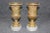 Good pair of 19th Century French gilt bronze compana vases on marble base. These vases were often used as mantel...