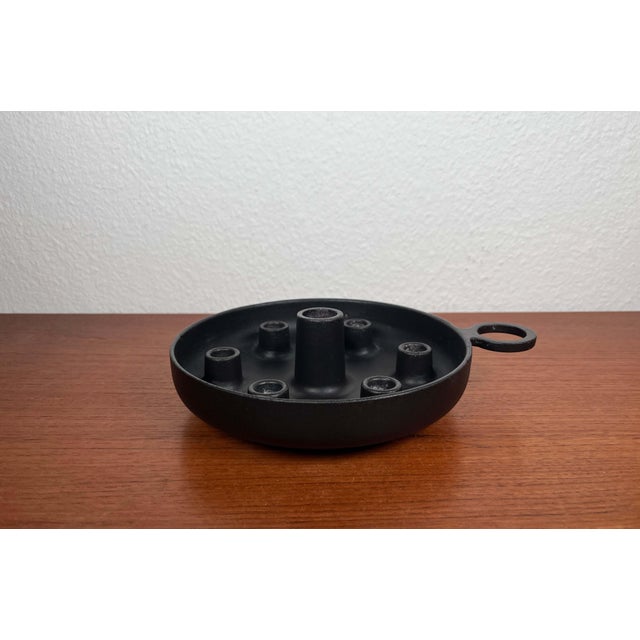 Mid-Century Modern Cast Iron Candleholder by Timo Sarpaneva for Rosenlew of Finland, 1960s For Sale - Image 14 of 18