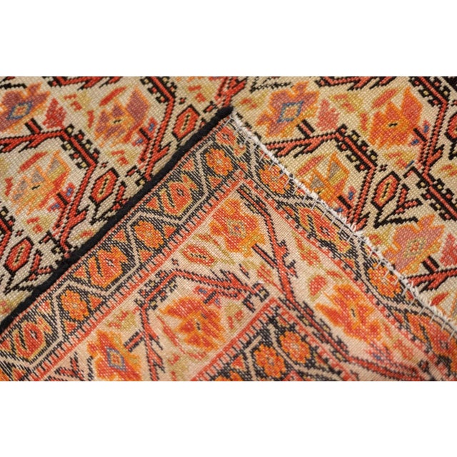 Textile Late 18th Century Antique Persian Farahan Rug 4'2'' x 6'6'' For Sale - Image 7 of 7