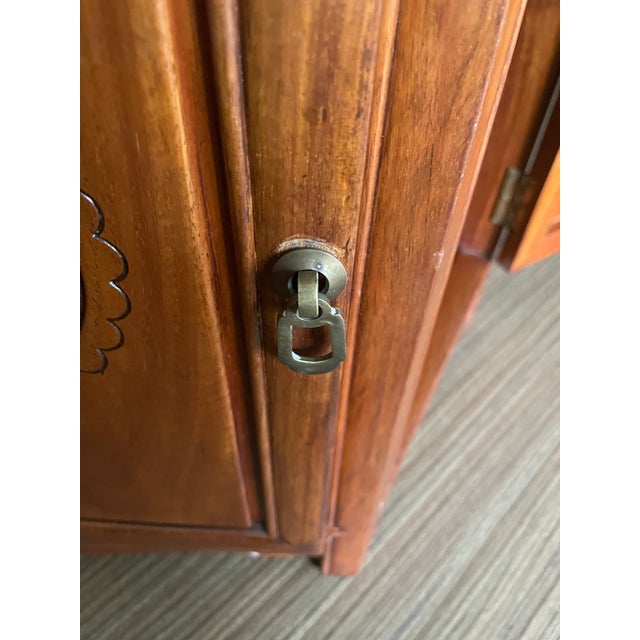 Cinnamon 1960s Vintage Six-Sided Drum Rosewood Side Table For Sale - Image 8 of 10