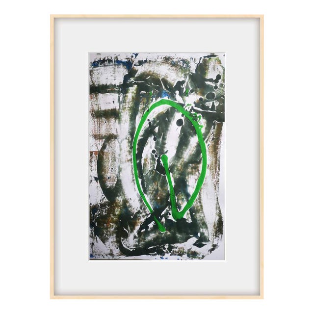 Alice Maier, The 5th Element Series: No. 6, 2024, Acrylic on Paper For Sale