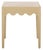 Tan Neha Wavy Accent Table in Natural For Sale - Image 8 of 8