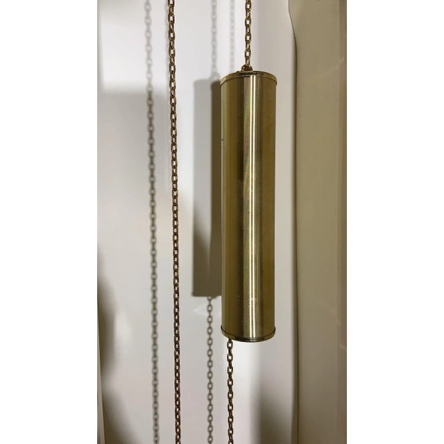 Vintage Italian Rococo Carved and Painted Cherub/Angel Grandfathers Clock For Sale - Image 11 of 12