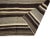 Mid 20th Century Brown & Ivory Vintage Kilim Rug For Sale - Image 5 of 7