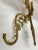 Metal Vintage Mid Century Decorative Brass Sconces Pair of 2 For Sale - Image 7 of 9