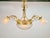 Antique Art Deco Glass and Bronze Chandelier, France, 1930s For Sale - Image 5 of 14