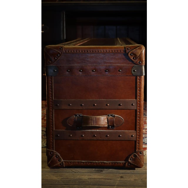 Early 21st Century Harrow Trunk in Leather from Timothy Oulton, 2010s For Sale - Image 5 of 18