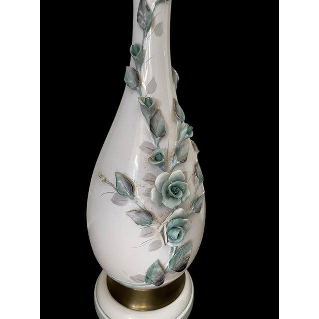 Mid-Century Floral Lamps - a Pair For Sale - Image 10 of 12