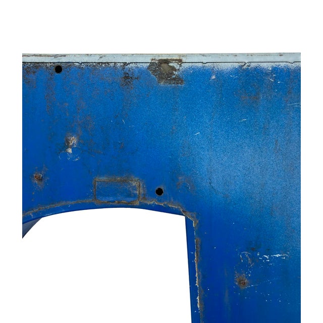 Metal XL Vintage Upper Case Letter “B” For Sale - Image 7 of 10