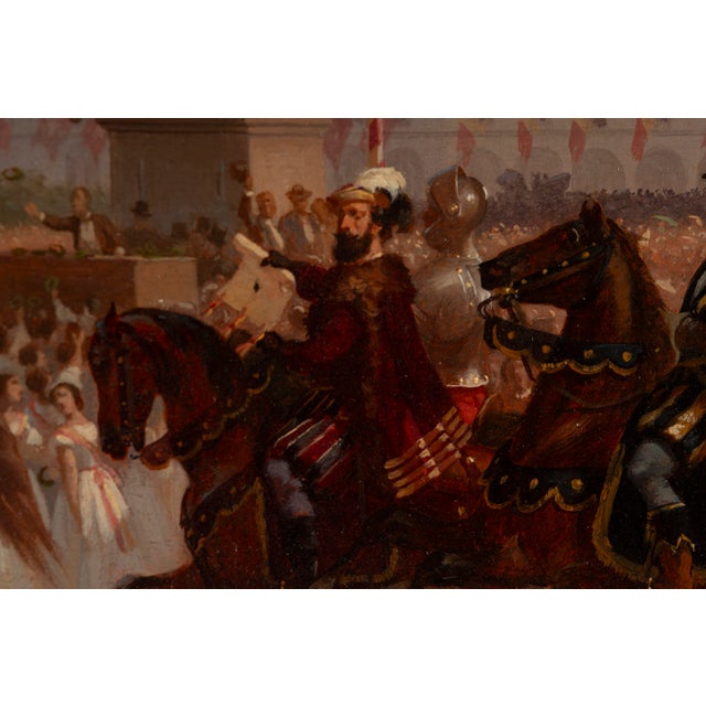 Auguste Doviane, Parade in Geneva, Oil Painting For Sale - Image 12 of 18