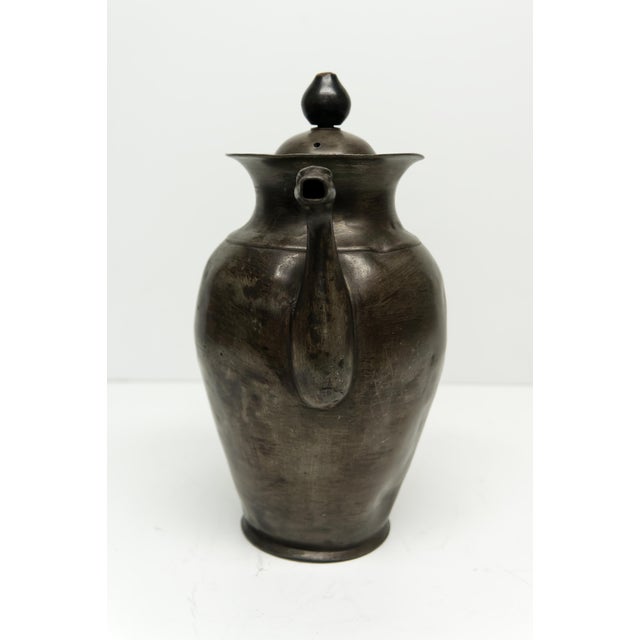 American 18th Century Pewter Teapot With Dragon Head Spout For Sale - Image 3 of 8