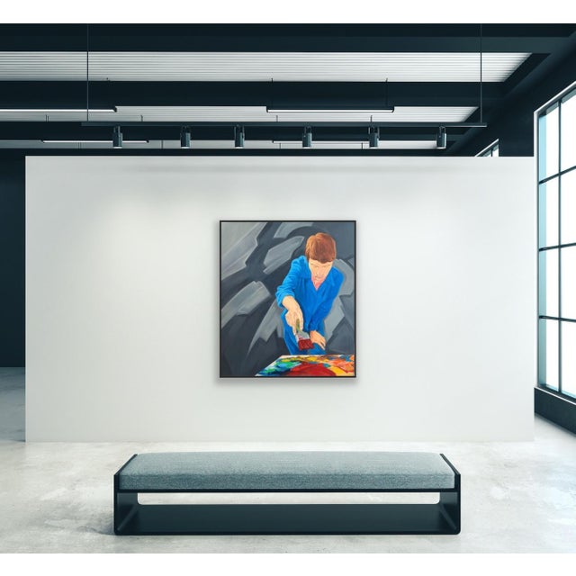 Can be sent rolled (with the stretchers). Peut être envoyée roulée (avec le châssis). Kamil Lisek is a Polish artist born...