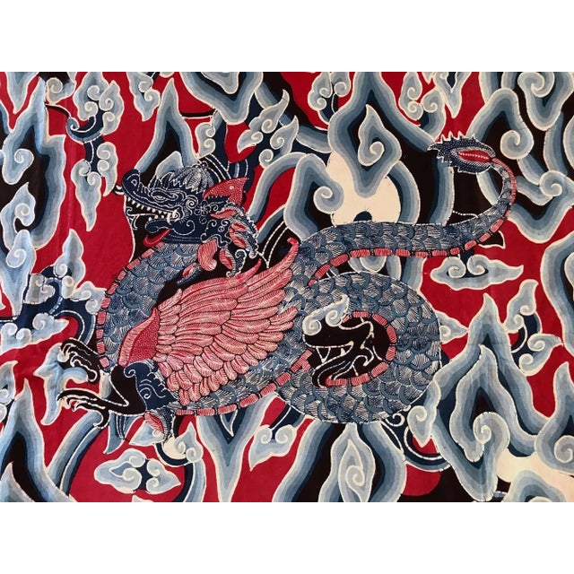 Splendid Vintage Cloud Design Batik from Java Indonesia For Sale - Image 4 of 8