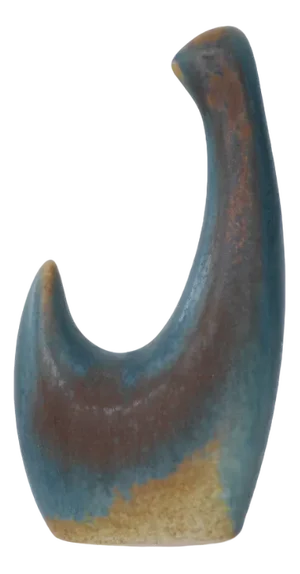 Ceramic Bird Sculpture attributed to Borge Jorgensen for Söholm, Denmark, 1960s