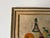 1970s Frances Heller “Fruit and Wine” Still Life Oil on Canvas Board Painting, Wood Framed For Sale In Miami - Image 6 of 10